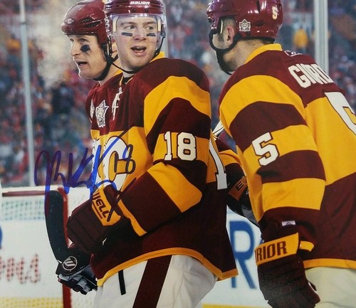 Matt Stajan AUTOGRAPHED SIGNED CALGARY FLAMES 8X10 PHOTO NHL HOCKEY - Picture 4 of 5