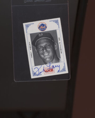 Frank Lary WIZ card  New York Mets signed  auto card Beckett auth - Picture 1 of 2