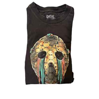 DGK Hooligan Black T-Shirt Jason Voorhees Size Medium