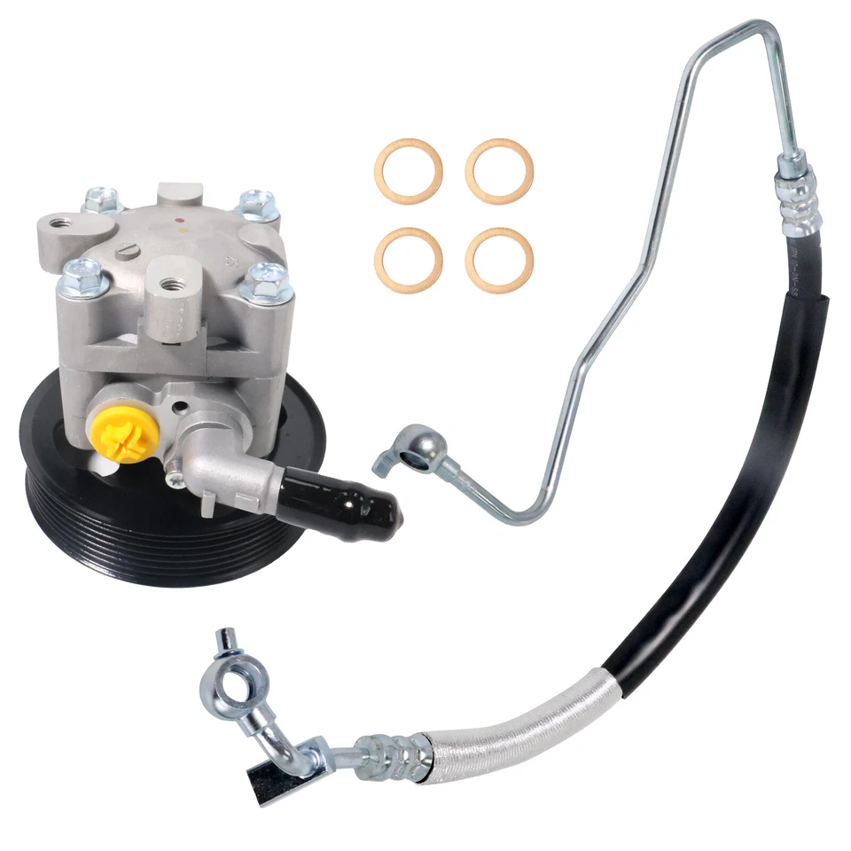 Power Steering Pump & Pressure Line For Nissan 2008-2014 Maxima/2008-2012 Altima - Image 2 of 4