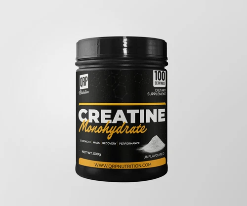 QRP Nutrition Creatine Monohydrate 500g unflavoured (100 servings of 5g) - Picture 1 of 2