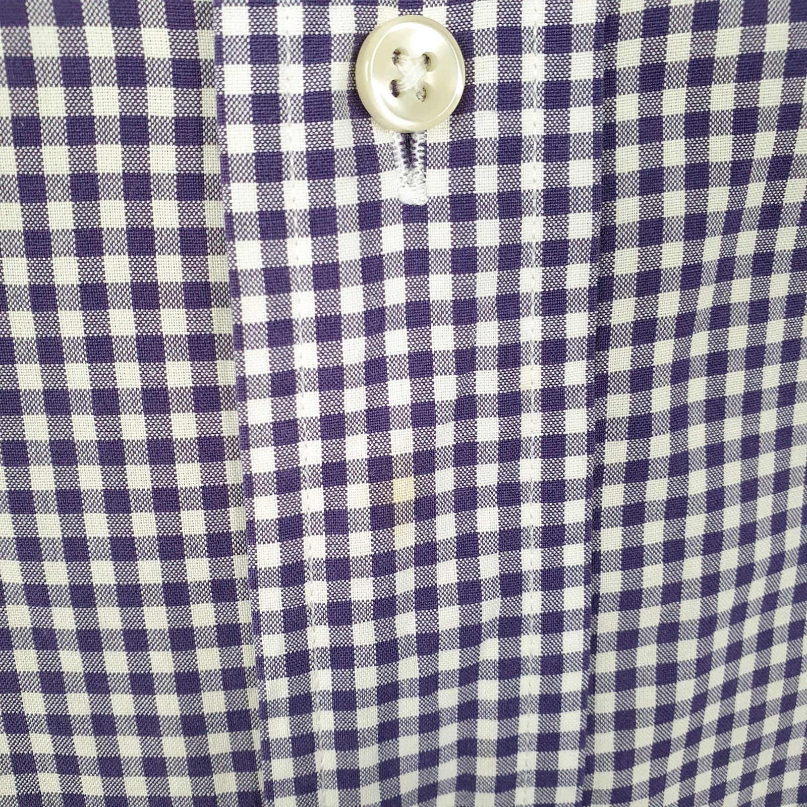 RALPH LAUREN Purple Gingham Shirt Custom Fit Long Sleeve Casual Mens M image 4