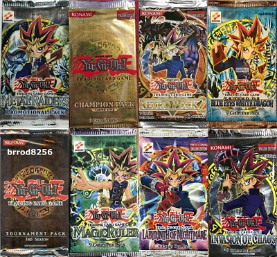 Yugioh Yu-Gi-Oh Tcg Booster Packs Only 400 Packs Blue Eyes Retro Champion Magic
