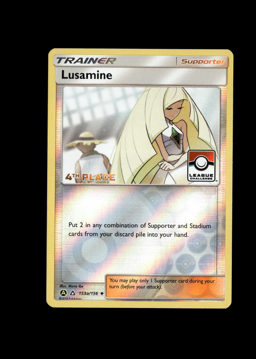 Pokemon 2019 Light Play Lusamine Ultra Prism League Challenge 4th