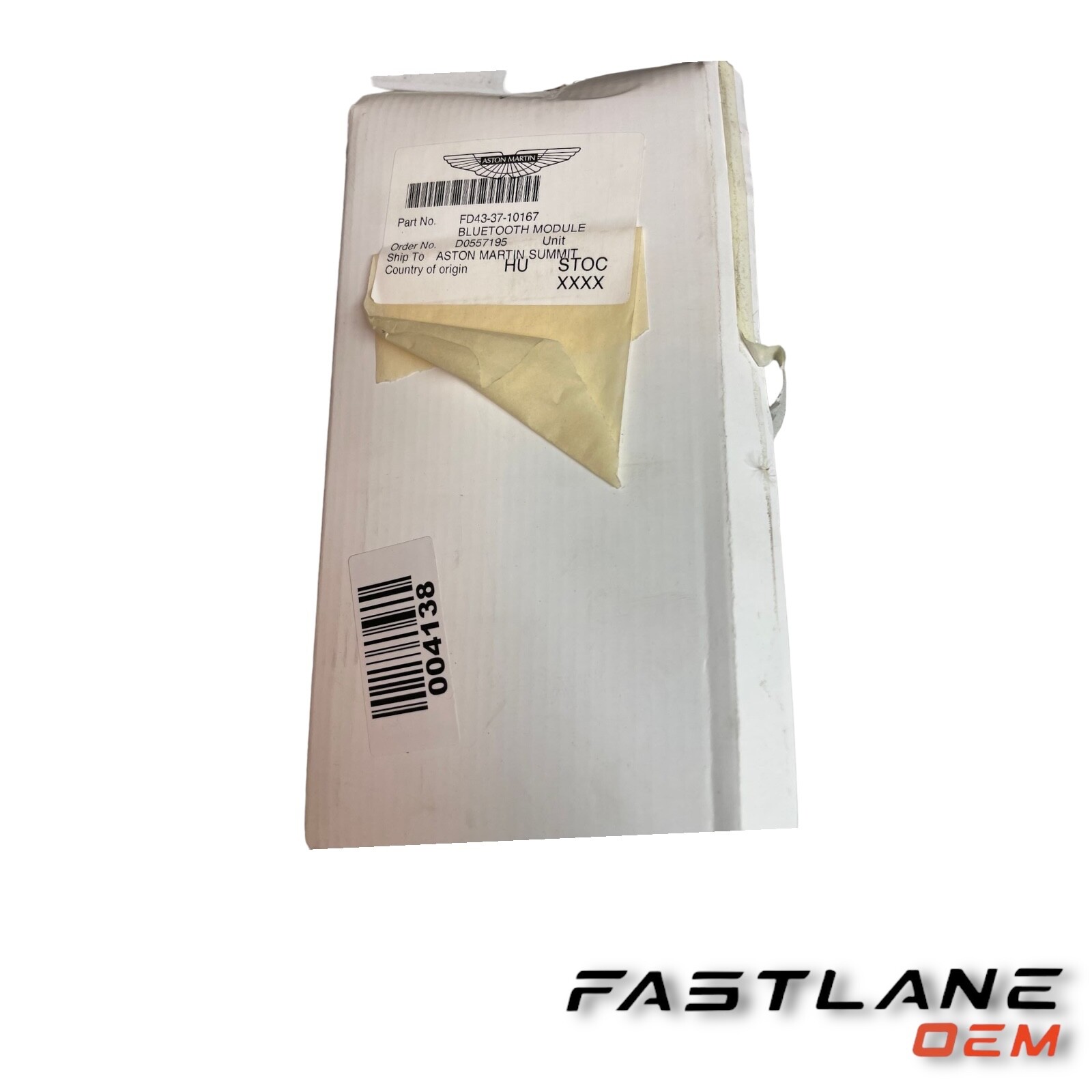 2004-2012 ASTON MARTIN DB9 BLUETOOTH MODULE NEW OEM FD43-37-10167