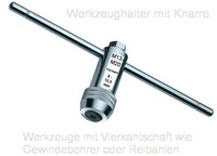 Baer Werkzeughalter Mit Knarre/Ratsche FüR Gewindebohrer M16 Windeisen T-Griff