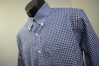 Brooks Brothers Regent Dress Shirt Plaid Non-Iron Stretch Long Sleeve Mens 16-34