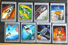 Ruanda 1970 Raumfahrt kplt. Mi 414 - 421 A**,  Mi  5 &euro;