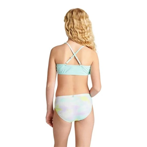 Justice Girls 2 Piece Flounce Top Bikini Swimsuit Size L Mint --CH7-- - Picture 4 of 4