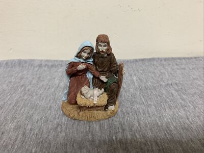 Vintage Small Ceramic Nativity Scene