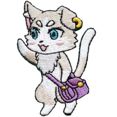 Re:Zero Katze Wehend Patch Anime Packung Icon Bestickt Aufbügeln