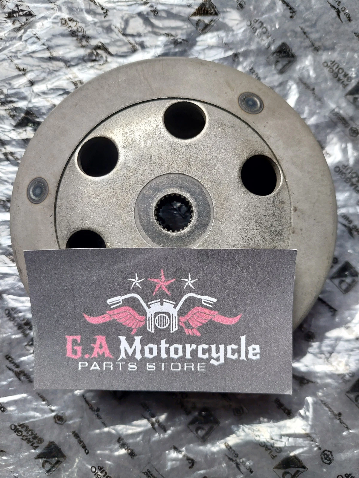 パーツ Uk Made Clutch Bell 107 Piaggio Aprilia Clutch Bell Ø=107mm - Aprilia Mojito 50, SR 50, Scarabeo 50, Sport