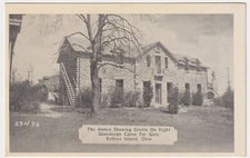 OHIO KELLEYS ISLAND GIRLS CAMP DOMINICAN LAKE ERIE ANNX AND GROTTO CIRCA 1945