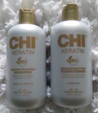 CHI KERATIN RECONSTRUCTING SHAMPOO  CONDITIONER EACH: 12 FL OZ/355mL FREE SHIP 