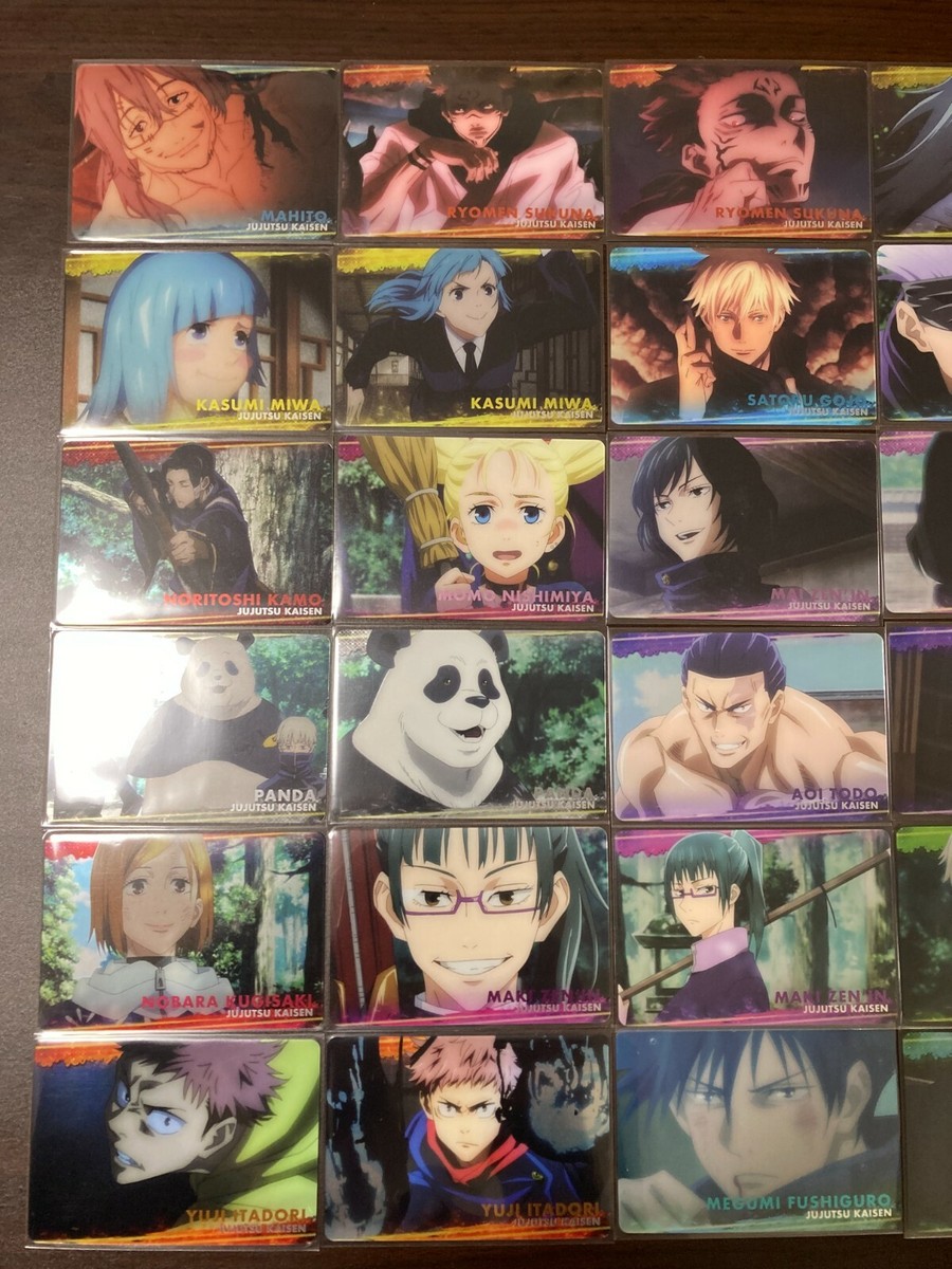 20Card Complete Set Jujutsu Kaisen Metal Card Collection BANDAI