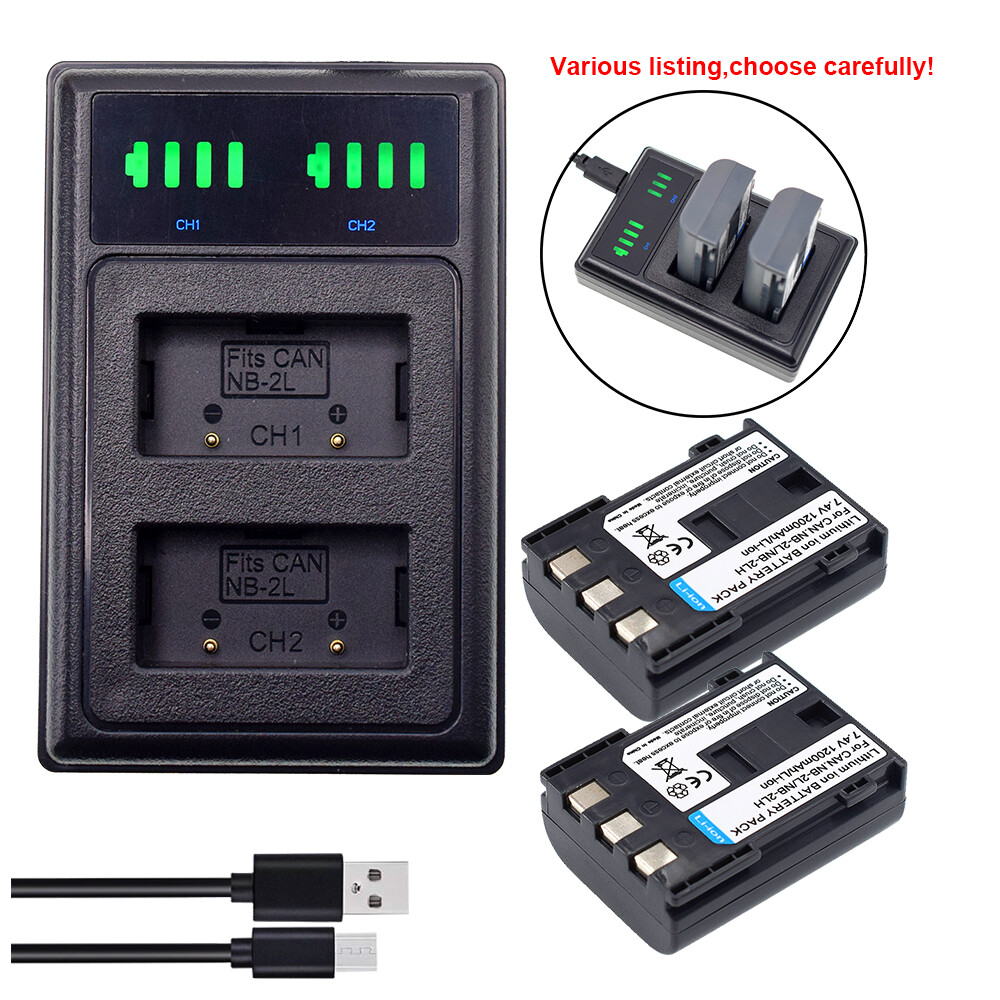 Battery For Canon Camcorder - Replacement For Canon BP-2L5, BP-2L12, BP-2L13, BP-2L18, BP-2L14, BP-2L24, NB-2L, NB-2LH Battery - View #8