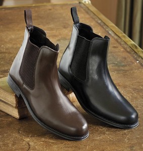 mens chelsea boots leather sole