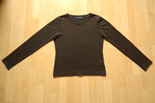 Marc O'Polo Pullover Pahana Cotton Cashmere Stretch Gr. M braungrün Damen