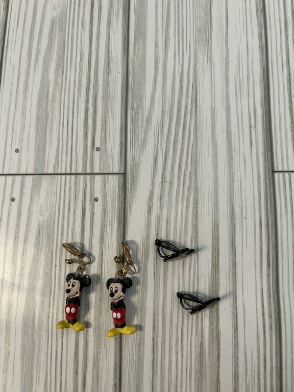Mickey Mouse Clip Earrings