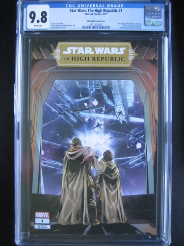 Star Wars High Republic #1 Villanelli Variant Cover CGC 9.8 WP 1st app Sskeer