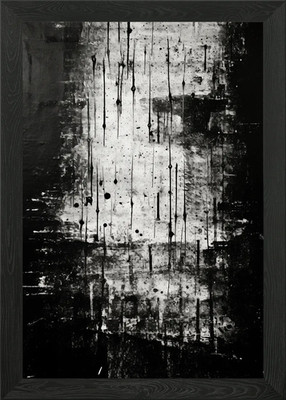 Schwarz-Weiß Textur Gerahmtes Wandbild Poster Leinwanddruck Bild