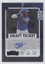 2021 Panini Contenders Rookie 2 Draft Ticket Blue 73/99 Andy Ibanez Auto e6p