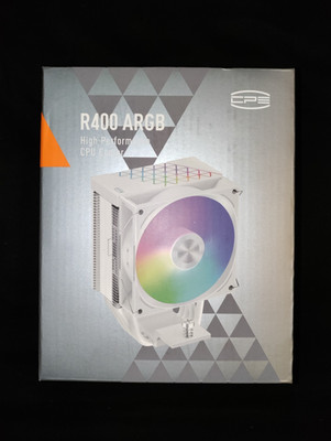 NEW SEALED - PCCOOLER CPS  R400 ARGB CPU Cooler (White)