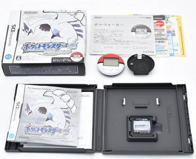 Lot 2 Nintendo DS Pokemon Heartgold Soulsilver w/Pokewalker Box