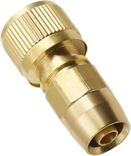 Expandable Garden Hose Repair Kit, Solid Brass Garden Retractable Hose Quick Con