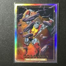 2024 SkyBox Marvel Masterpieces 92 Platinum Rainbow #14 Colossus