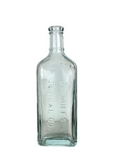 Old Cork Top Dr. Miles Medical Company Medicine Clear Glass Bottle 8.5"