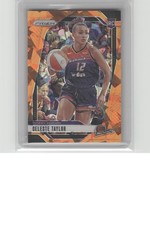 2024 Panini Prizm WNBA #48 Celeste Taylor Ice Orange Prizms B25R3C136