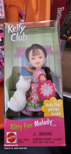 Mattel Barbie Kelly Club Kitty Fun Melody Vintage Doll - Picture 1 of 2
