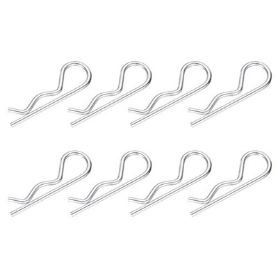 8 Stück M4x75mm R-Clips für Schwerlast, Federhalter