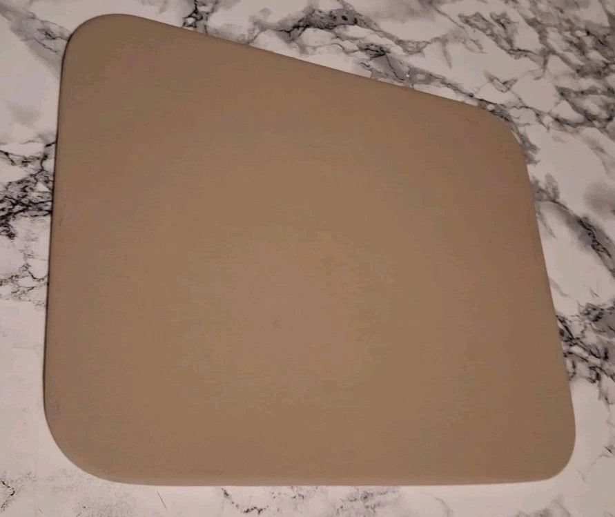 Pampered Chef Rectangular Stoneware Baking Cookie 12x15 USA Made w/scrapper