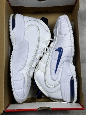 Size 9.5 - Nike Air Max Penny 1  Home White Royal Blue Retro Basketball Casual