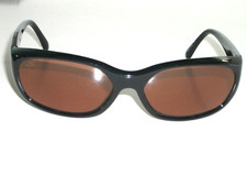 SERENGETI ITALY 6461 ROSE TONE CRYSTAL SLEEK GLOSSY BLACK WRAPS SUNGLASSES MINT