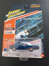 1966 66 Pontiac Gto Johnny Lightning Barrier Blue Classic Gold Collection
