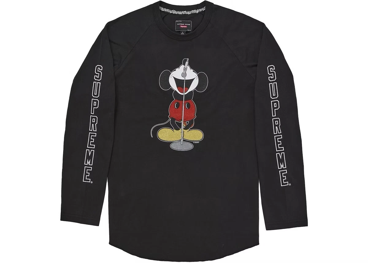 Supreme Size L Long Sleeve Solid Regular Size T-Shirts for Men for