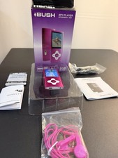 Bush MPK8099BUK 8GB MP3 Player Pink New Unused Boxed FM Radio Camcorder