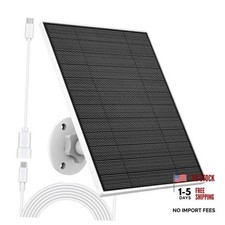 Solar Panel for Eufy Outdoor Camera, 5W Solar Panel Charger Compatible with 1