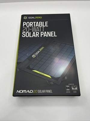 Goal Zero Nomad 20 20W Foldable Solar Panel Charger - Black (11910)