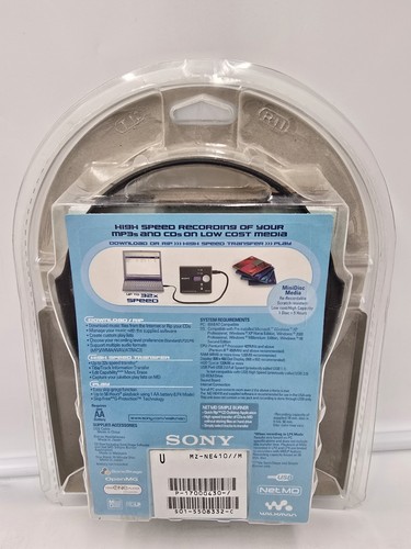 NEW 2003 Sony MZ-NE410 Net MD Walkman Recorder Iconic Retro Tech Nostalgia VTG - Bild 2 von 16