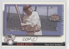 2002 Fleer Fall Classic Series of Champions Babe Ruth #19SC HOF 0u7