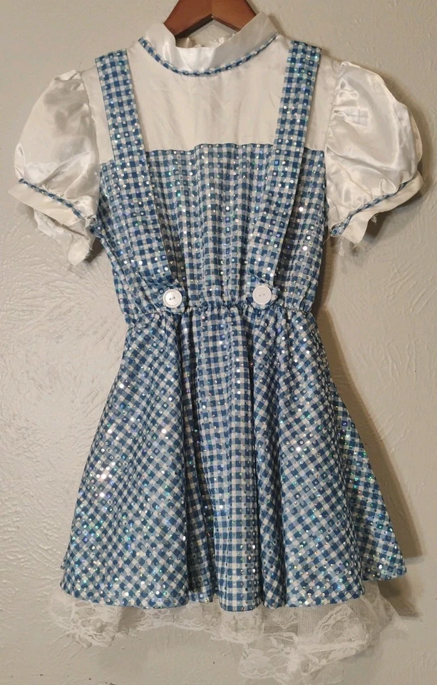 Vestido Disfraz Rubíes Dorothy Mago de Oz Niñas Talla Mediana Corte Axilas Foto 2 de 4