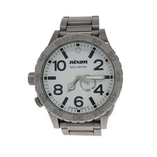 NIXON wristwatch silver analog THE 51-30