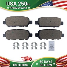 Rear Ceramic Brake Pads for Nissan Altima Quest Maxima Murano Sentra G35 G37 Q50