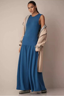 white christmas dresses Adley Drop Waist Midi Dress – shoprodeodrive main image 0