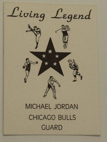 Rare Michael Jordan Living Legend Vintage 1990s Basketball Card Chicago Bulls! - Picture 2 of 2