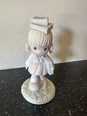 Precious Moments September Figurine 1988 Porcelain Girl Samuel J. Butcher